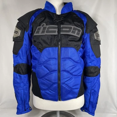 Icon TiMax Asphalt Tech Armored Motorcycle Jacket Mens XL Titanium Protection - Image 1 of 4