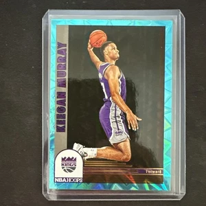 2022-23 Panini NBA Hoops - Hoops Tribute Keegan Murray #284 Teal Explosion (RC) - Picture 1 of 10