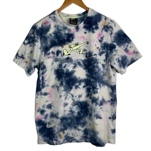 Nike 2021 QR Tag Tie Dye It's A Revolution T-Shirt Medium - Foto 1 di 9