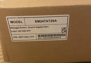 Conmutador de red Lantronix Sm24tat2sa - Caja abierta - Imagen 1 de 9