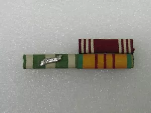 Vietnam War 3 Ribbon Bar Set Army Good Conduct Vietnam Campaign Vietnam Service - Picture 1 of 2
