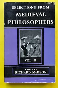 Vintage Paperback / MEDIEVAL PHILOSOPHERS, R. McKeon, ed. / (Scribner's, 1958) - Imagen 1 de 4