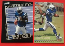 1999 Stadium Club Chrome Edgerrin James RC Rookie Colts+ Emperors Of The Zone