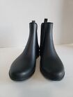 Sam Edleman Women's Rubber Bootie Rain  Shoes Black 6