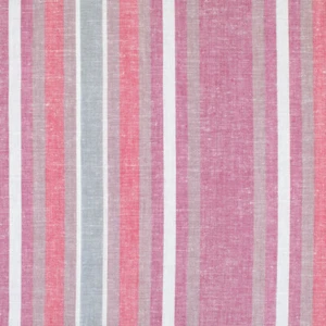 Viskose Leinen Streifen bordeaux Sommerstoff (Preis= 0,5 M) - Bild 1 von 5