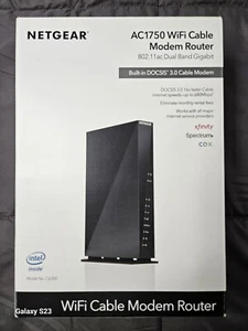 Netgear AC 1750 Wificable Modem Router. C6300 - Zdjęcie 1 z 5