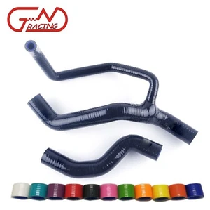 Kit de manguera de radiador de silicona Fit 1993-1999 Fiat Punto GT 1.4 GT Turbo negro - Imagen 1 de 9