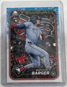 Addison Barger 2024 Topps Holiday  RC Baseball card #H181 Toronto Blue Jays - Picture 1 of 2