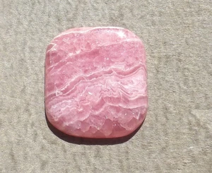 Pink/White natural Rhodochrosite cabochon from Argentina (24.75 carats) - Picture 1 of 9