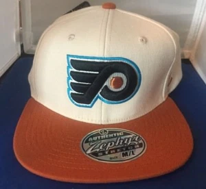 NEW Philadelphia Flyers Zephyr Brand Hat Cap Stretch Fit M/L NHL NWT  - Picture 1 of 3