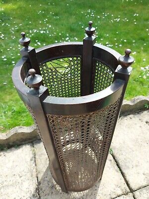 Victorian Mahogany Umbrella Stand With Try But Need Restoration • 199£