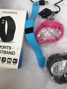 Aquarius Sport/Fitness Tracker Armband - Brandneu im Karton 3 Riemen - Bild 1 von 6