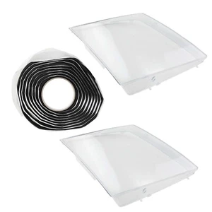 2PCS Transparent Headlight Lens Cover + Glue For Cadillac CTS 2008-2013 - Picture 1 of 11