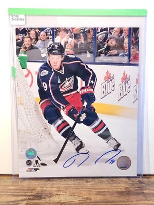 4-01-24 . autograph auto signed photo 8x10 ryan johansen columbus blue jackets - Imagem 1 de 2