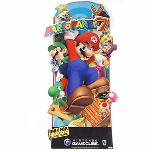 Mario Party 7 3D Display Standee para Nintendo Gamecube - Publicidad promocional - Imagen 1 de 9