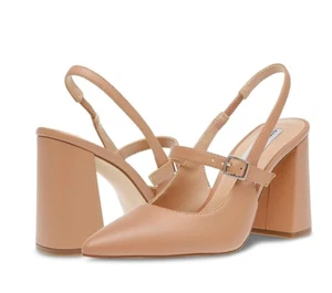 Steve Madden Maegan Damen-Slingback-Pumps Rouge Leder Absatz 2778 Größe 7 M - Bild 1 von 3