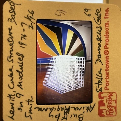 Sol Lewitt “Cake Structure” Minimalism 35mm Art Slide - Изображение 1 из 3