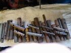 LARGE COLLECTION OF ORIGINAL BOX SPANNERS. VINTAGE CAR TOOLKIT ETC