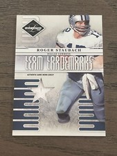 2008 Leaf Limited Team Trademark Materials Roger Staubach Prime #T6 Cowboys /50