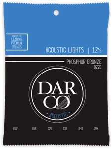 JEU DE CORDES GUITARE ACOUSTIQUE DARCO D220 - LIGHT 12-54 PHOSPHORE BRONZE - Imagen 1 de 1