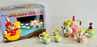 Juego de té Dumbo Disney vintage en caja original completo nuevo Foto 1 de 4
