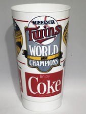 Coca-Cola Minnesota Twins St. Louis Cardinals 1987 World Series Coke Soda Cup