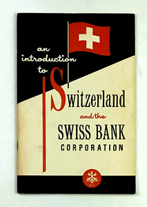 Switzerland and the Swiss Bank Introduction Booklet History Banking System   a7