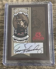 2005 Donruss Diamond Kings Red Framed Signatures 1/5 Dennis Eckersley Auto HOF