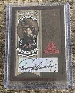 2005 Donruss Diamond Kings Red Framed Signatures 1/5 Dennis Eckersley Auto HOF