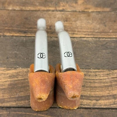 Vintage Gran Compe  Dia Compe Brake Levers NO CLAMPS Tan Hoods Drop Bar Non Aero - Image 1 of 4