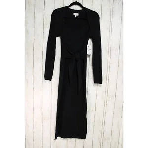 Sofia Jeans by Sofia Vergara Damen Strick Midi Kleid mit Gürtel xl - Bild 1 von 11