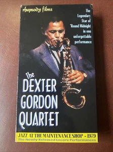 DEXTER GORDON Quartet 1979 George Cables Rufus Reid Eddie Gladden VHS tape - Picture 1 of 3