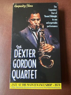 DEXTER GORDON Quartet 1979 George Cables Rufus Reid Eddie Gladden VHS tape - Image 1 of 3