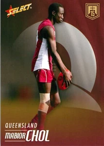 2015 Richmond Tigers AFL Select Future Force Rookie Card - Mabior Chol - Picture 1 of 3