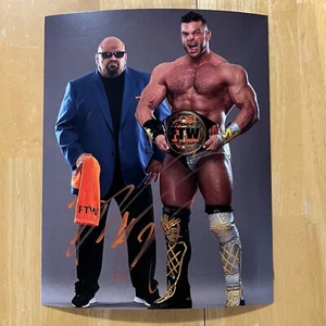 Brian Cage signiertes 8x10 Foto (mit Echtheitszertifikat & Toploader) | AEW IMPACT - Bild 1 von 4