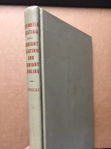 Vtg F E Giesecke Manual Hot Water Heating Radiant Cooling HVAC 1947 1st? - Picture 1 of 7