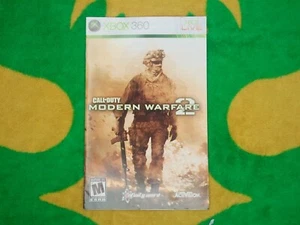 Call Of Duty: Modern Warfare 2 Xbox 360 solo manual de juego - Imagen 1 de 2