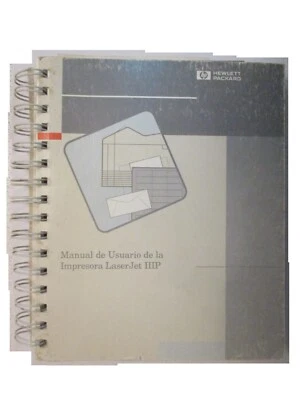 laser jet IIIP manual de usuario in spanish ! printer software application notes - Image 1 of 4