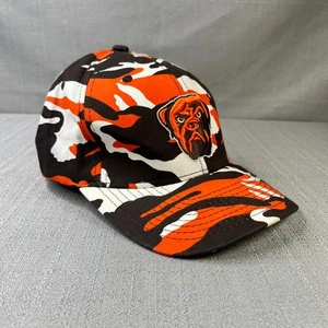 NFL Reebok Cleveland Browns Dogpound Camouflage Fitted Hat Cap Football VTG - Picture 1 of 9