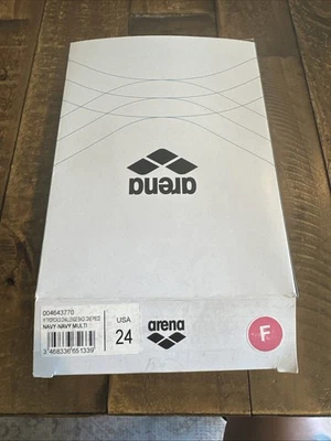 Traje de baño Arena W Challenge azul marino espalda de una pieza para mujer talla 26 F - NUEVO Foto 1 de 3