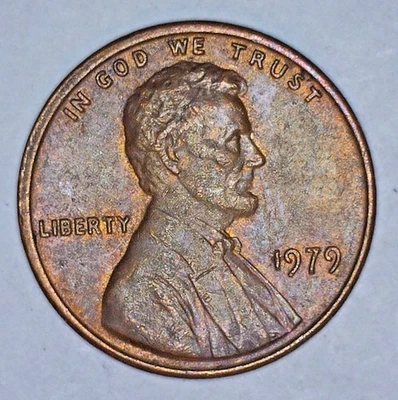 1979 Lincoln cent circulated double die obverse /reverse - Image 1 of 4
