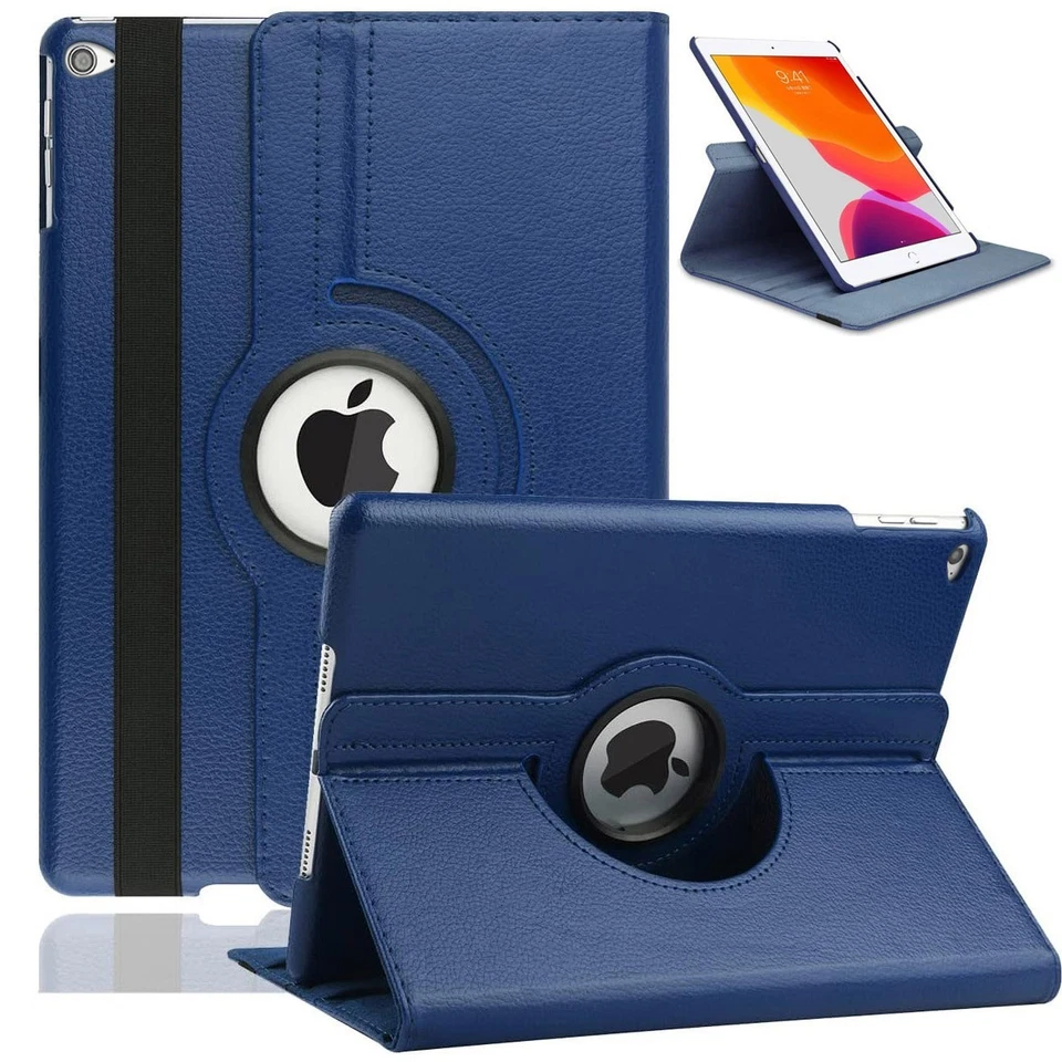 Funda para Apple iPad Air 1 Air 2 9,7 pulgadas 360 grados giratoria cubierta de cuero PU Foto 1 de 4