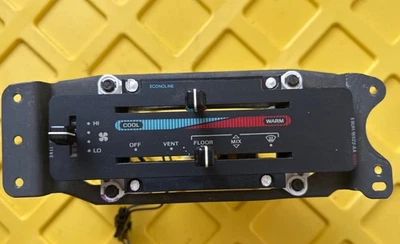 Temperature Climate Control With AC Heater Switch Fits 88-91 FORD E150 VAN - Image 1 of 4
