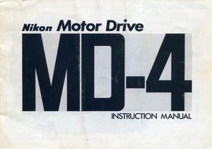 Nikon Motor Drive MD-4 - Instruction Manual - Picture 1 of 1
