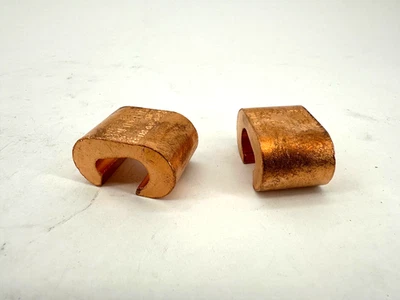 Lot of 2 New Burndy YC28C2 Tap Connector C Shape 4/0-3/0 AWG - No Box - Image 1 of 4