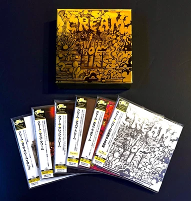 CREAM 2001 Japan CD "Mini-LP" SET OF 6 WITH PROMO BOX Papersleeve ERIC CLAPTON Foto 1 de 4