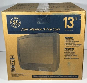 Vintage GE (General Electric) 13" Farbfernseher Modell 13GP301 1995 - NEU / OPEN BOX - Bild 1 von 8