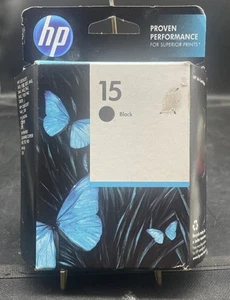 Genuine HP 15 C6615DN Black Ink Cartridge exp 2013 - Afbeelding 1 van 1