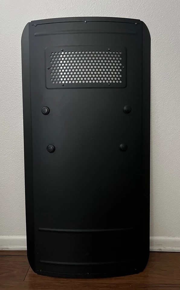 RARE Metal Ex Police/Military Riot Shield Public Order Protective Device ￼ - Image 1 of 4