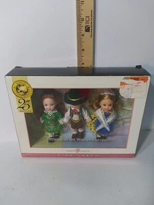Barbie Europe Friends Of The World Doll Figurines Set Pink Label Sticker Residue - Picture 1 of 6